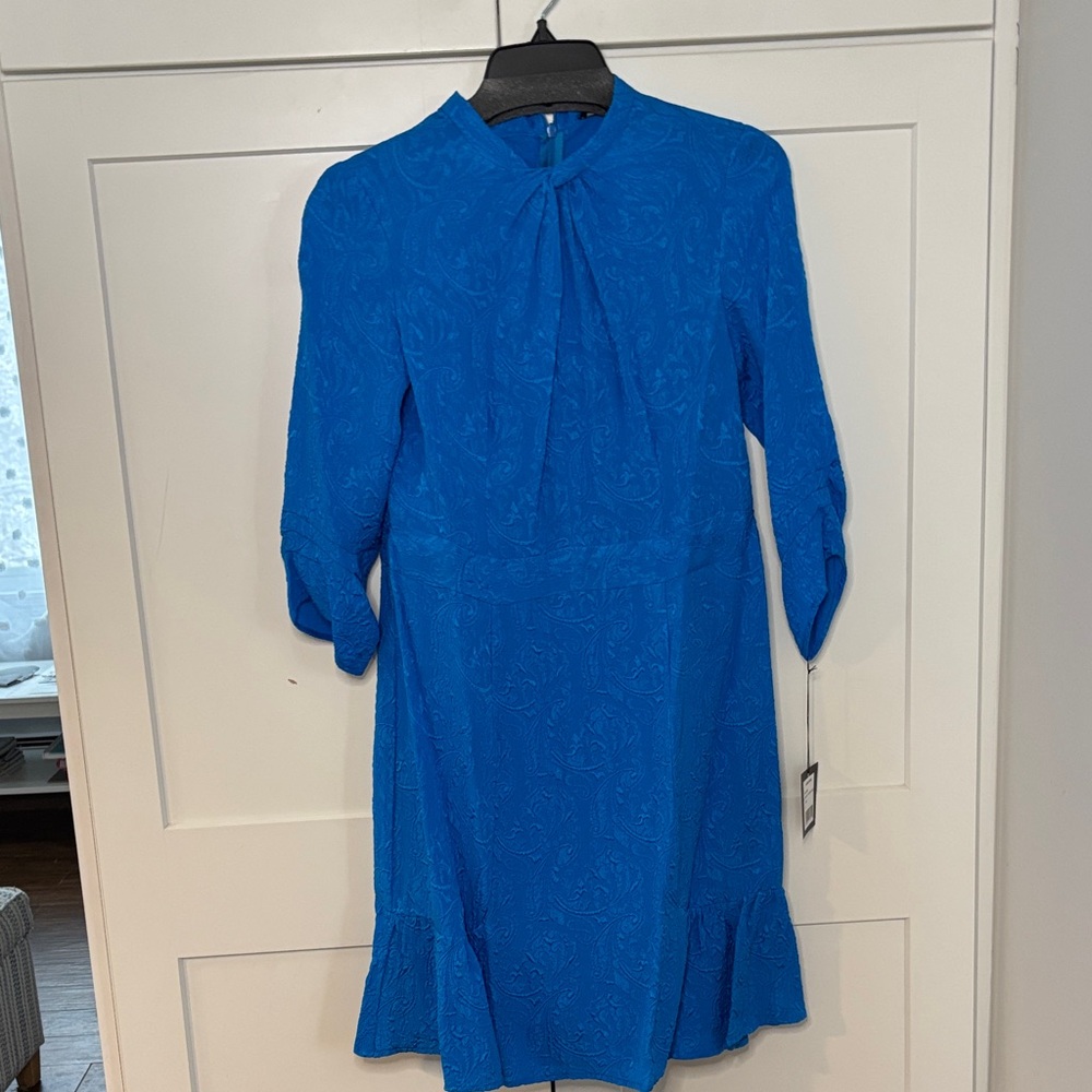 Nanette Lepore Royal Blue Long Sleeve Dress
